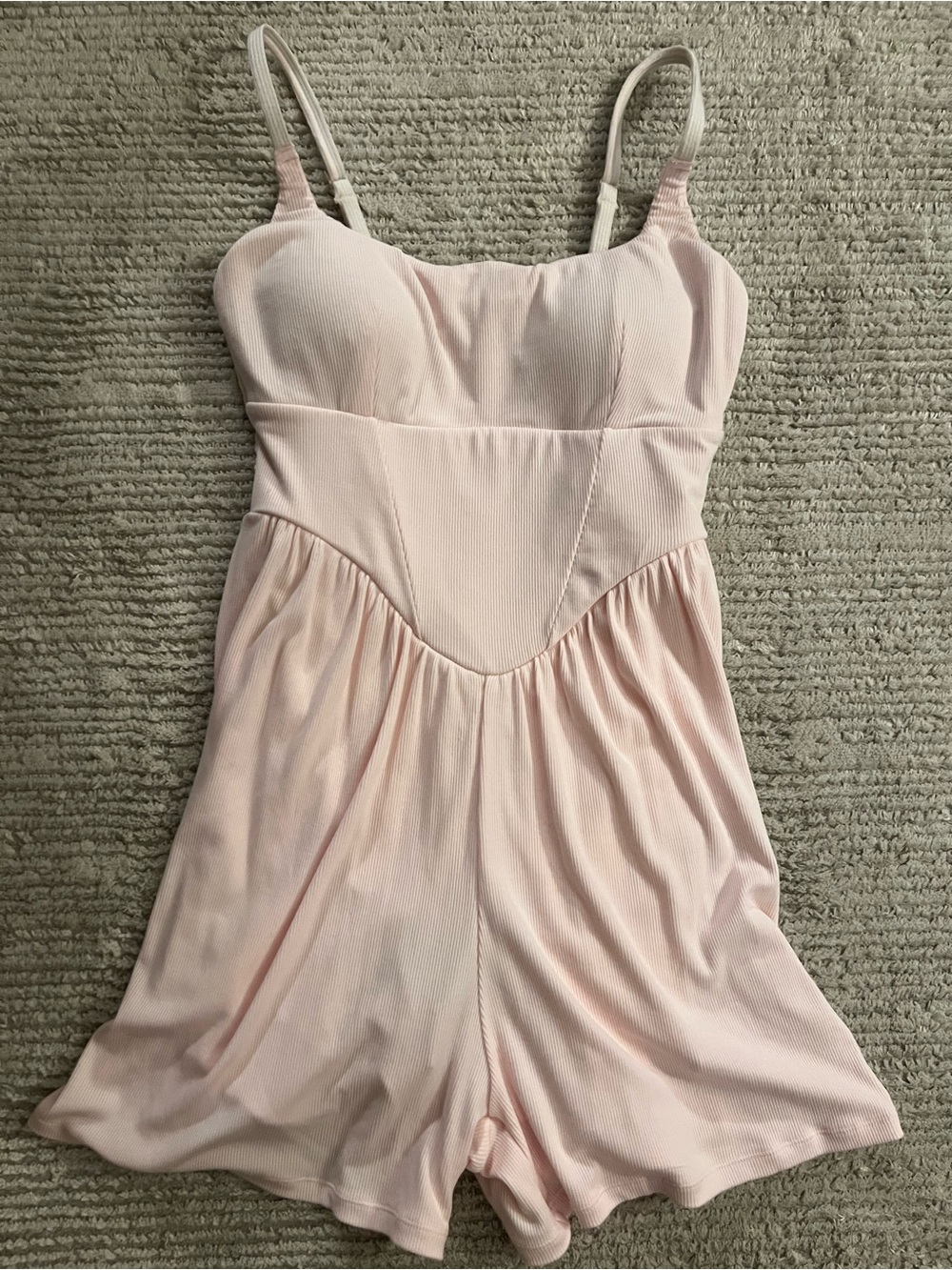 Popilush Shapewear Romper Light Blush Pink Adjustable-Strap - Picture 6 of 7